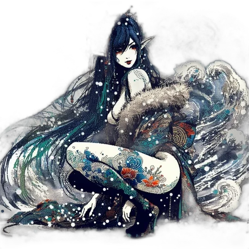 dress, dragon, creature, mask transparent PNG cut-out