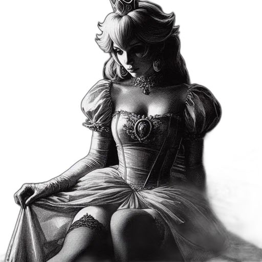 dress, crown, mask, face transparent PNG cut-out