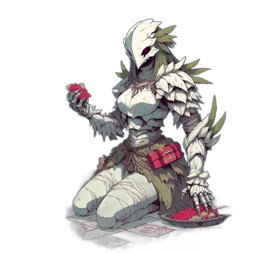 dragon, creature, staff, weapon transparent PNG cut-out