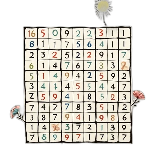 sudoku, sudor, sudoro, has transparent PNG cut-out