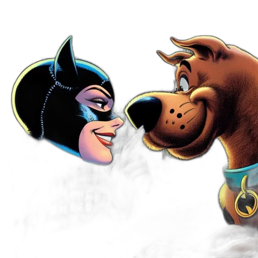 comic book art, concept art, two, cartoon transparent PNG cut-out