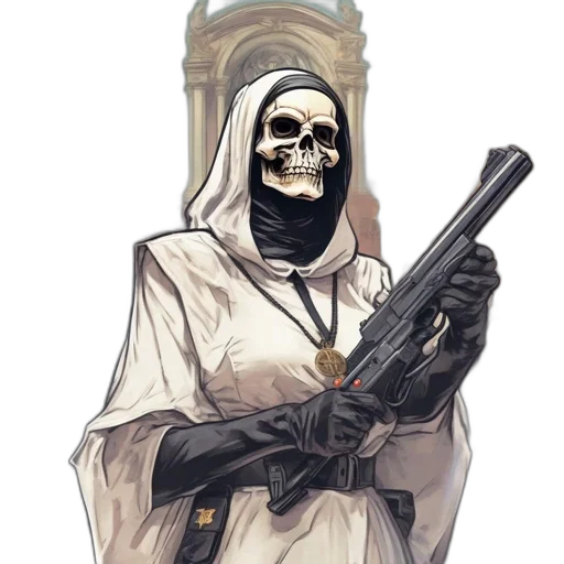 weapon, staff, mask, concept art transparent PNG cut-out