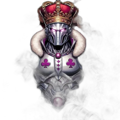 mask, crown, robot, sword transparent PNG cut-out