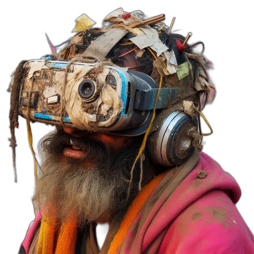mask, robot, face, staff transparent PNG cut-out