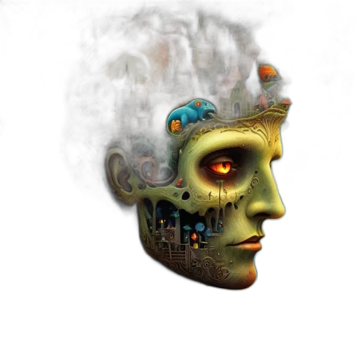 mask, face, robot, concept art transparent PNG cut-out