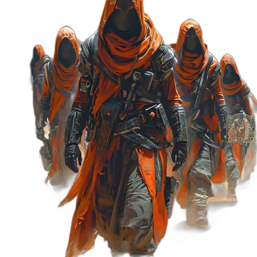 mask, staff, weapon, jacket transparent PNG cut-out