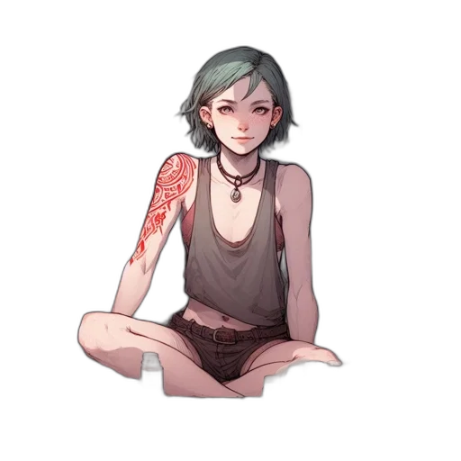 staff, jewelry, creature, dress transparent PNG cut-out
