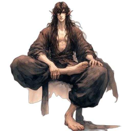 staff, concept art, fantasy art, watercolor transparent PNG cut-out
