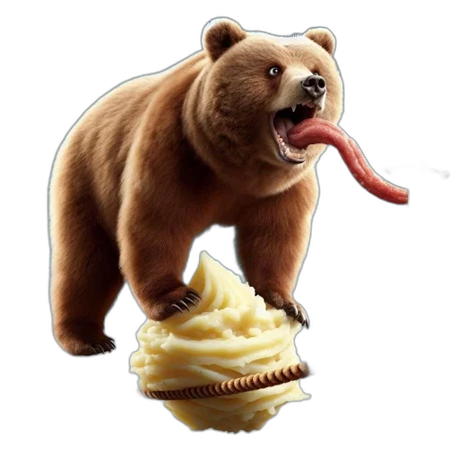 food, animal, creature, photorealistic transparent PNG cut-out