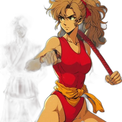 staff, anime, concept art, pixel art transparent PNG cut-out