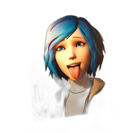 face, staff, robot, 3d render transparent PNG cut-out