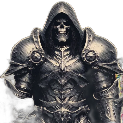 mask, concept art, comic book art, fantasy art transparent PNG cut-out