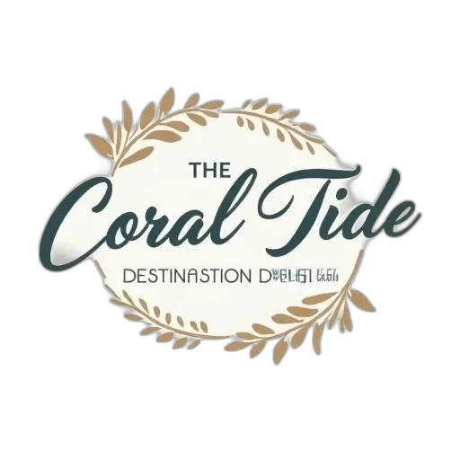 coral, tide, destination, weddings transparent PNG cut-out