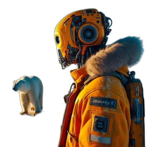 robot, jacket, animal, creature transparent PNG cut-out