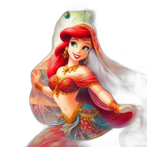 dress, crown, jewelry, fantasy art transparent PNG cut-out