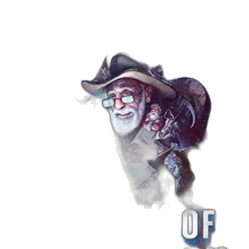 hat, face, staff, concept art transparent PNG cut-out