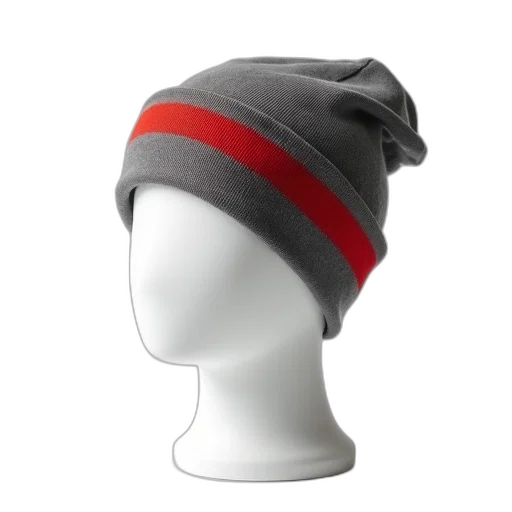 hat, 3d render, plain, grey transparent PNG cut-out
