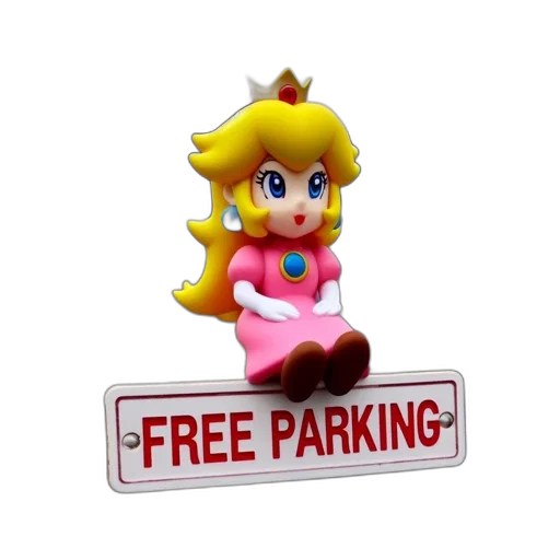 car, crown, dress, 3d render transparent PNG cut-out
