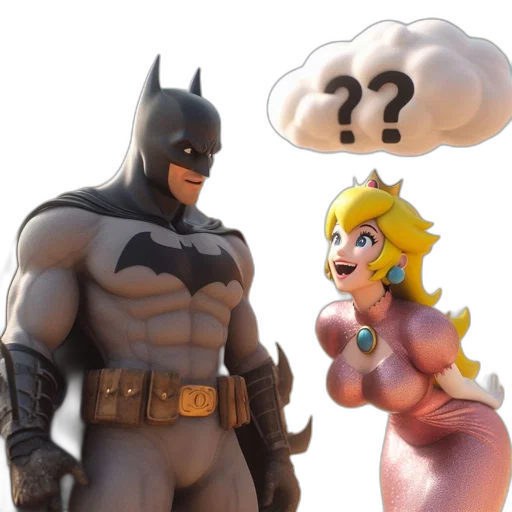 dress, concept art, 3d render, comic book art transparent PNG cut-out