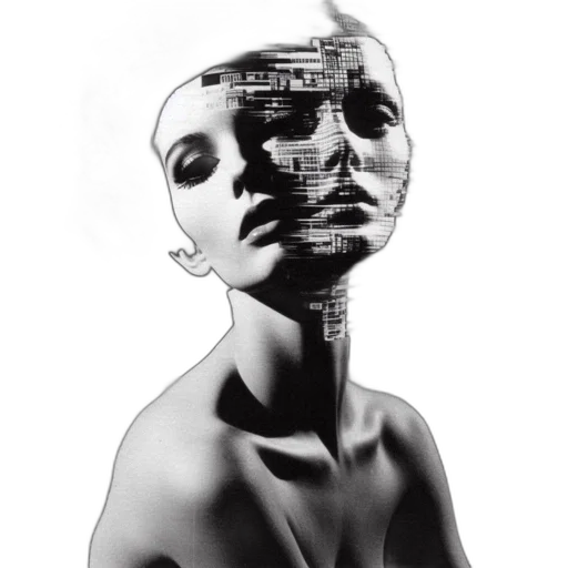 robot, mask, face, crown transparent PNG cut-out