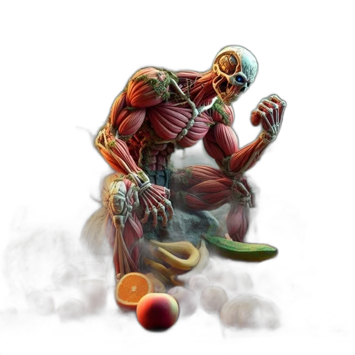 robot, food, concept art, comic book art transparent PNG cut-out