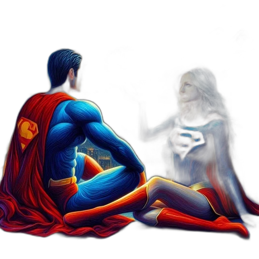 comic book art, concept art, fantasy art, photorealistic transparent PNG cut-out
