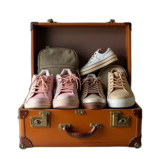 shoes, furniture, earth tones, pastel transparent PNG cut-out