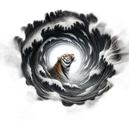 hair, dragon, creature, mask transparent PNG cut-out