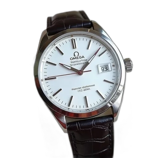 silver, replica, omega, has transparent PNG cut-out