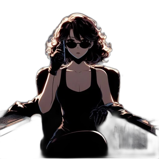 comic book art, anime, cartoon, concept art transparent PNG cut-out