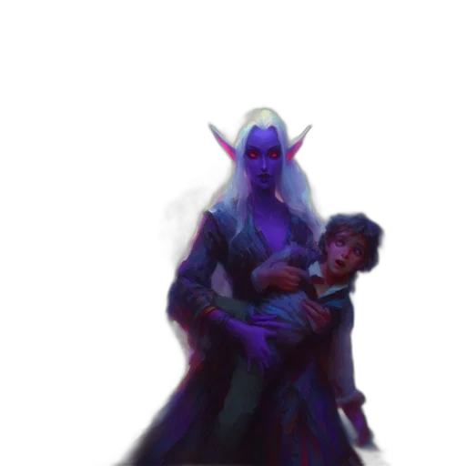 creature, mask, staff, weapon transparent PNG cut-out