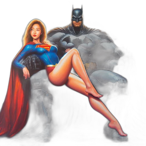 comic book art, concept art, fantasy art, photorealistic transparent PNG cut-out