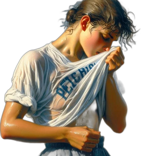 jacket, weapon, hair, face transparent PNG cut-out