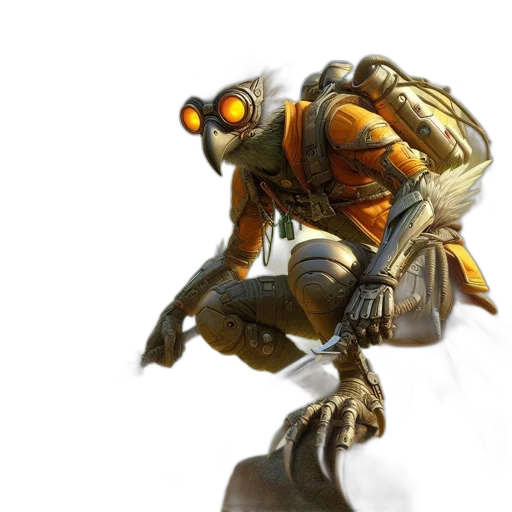 robot, creature, weapon, concept art transparent PNG cut-out