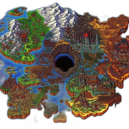pixel art, concept art, elaborate, pixelated transparent PNG cut-out