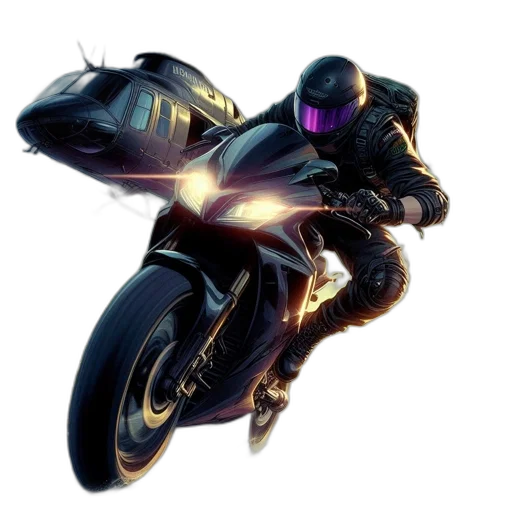 weapon, jacket, concept art, cyberpunk transparent PNG cut-out