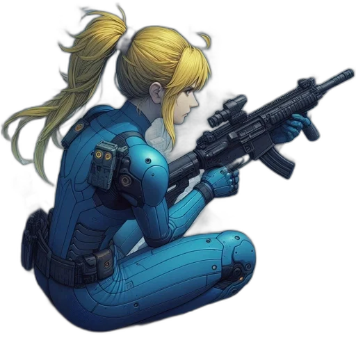 weapon, jacket, concept art, comic book art transparent PNG cut-out