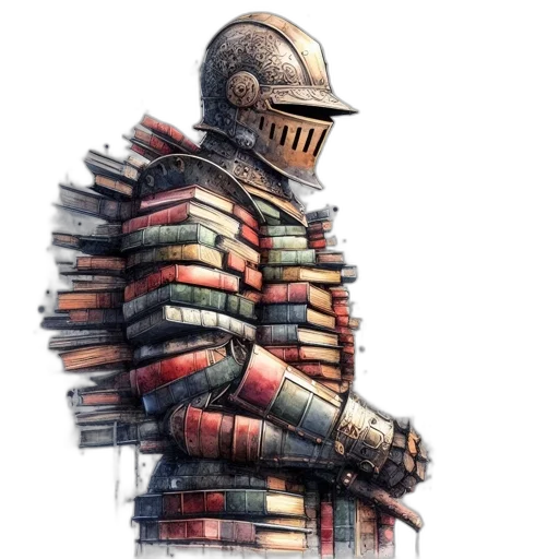 sword, robot, jacket, weapon transparent PNG cut-out