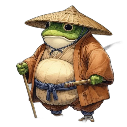 staff, dragon, hat, jacket transparent PNG cut-out