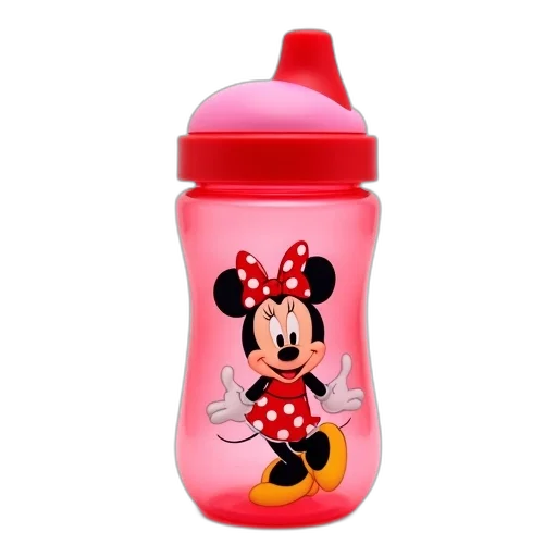 bottle, photorealistic, 3d render, red transparent PNG cut-out