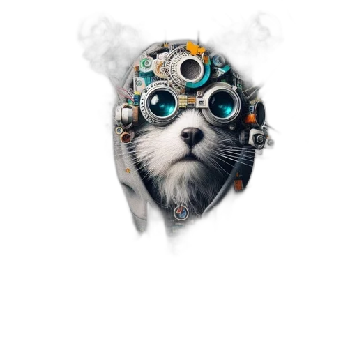 robot, mask, staff, animal transparent PNG cut-out
