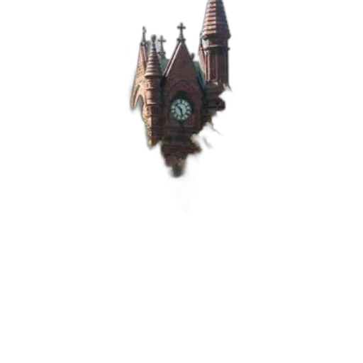 building, crown, dragon, staff transparent PNG cut-out