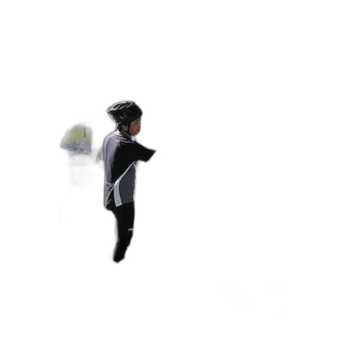 umbrella, hat, staff, robot transparent PNG cut-out