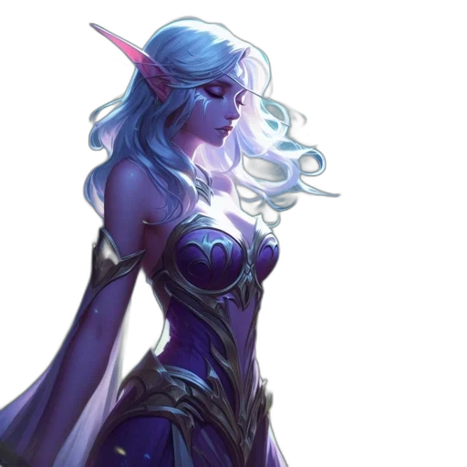 dress, fantasy art, concept art, pixel art transparent PNG cut-out