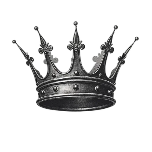 crown, jewelry, hat, staff transparent PNG cut-out