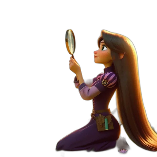 staff, hair, jewelry, weapon transparent PNG cut-out