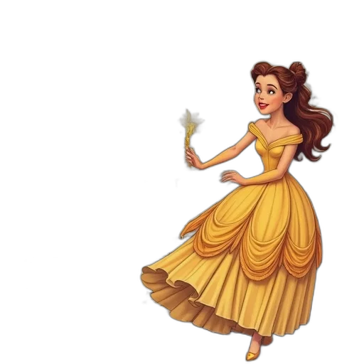 dress, staff, concept art, fantasy art transparent PNG cut-out