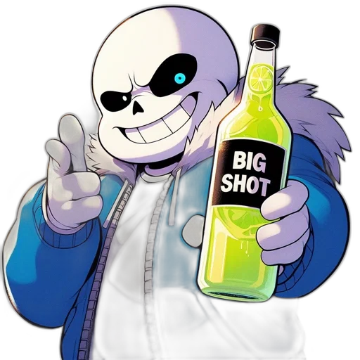 jacket, bottle, staff, robot transparent PNG cut-out