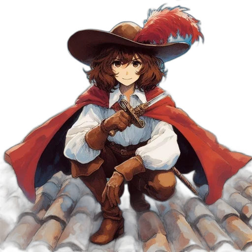 weapon, hat, staff, sword transparent PNG cut-out