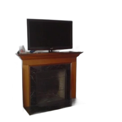 furniture, 3d render, fire, cozy transparent PNG cut-out